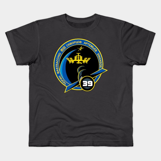 Expedition 39 Crew Patch Kids T-Shirt by Spacestuffplus